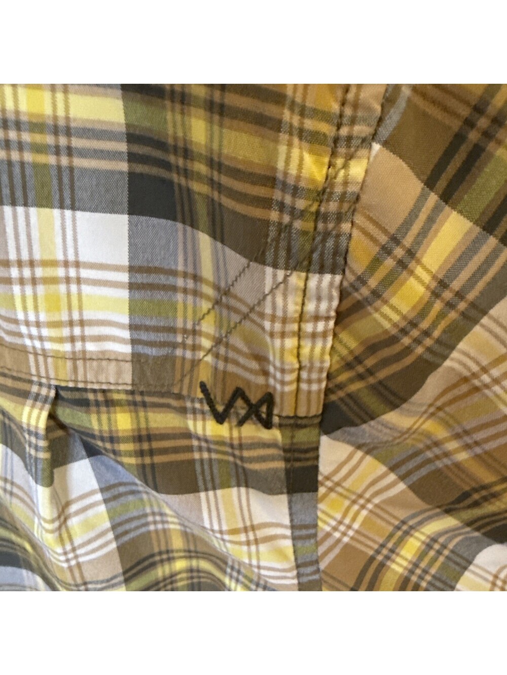 5.11 Tactical Short Sleeve Snap Shirt Yellow Size Small - Picture 6 of 8